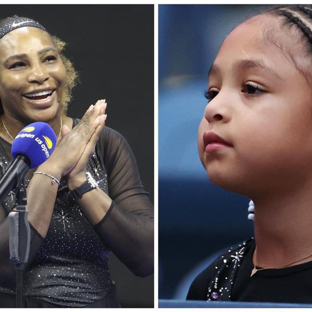 Serena Williams and daughter Alexis Olympia wear matching looks at the U.S. Open