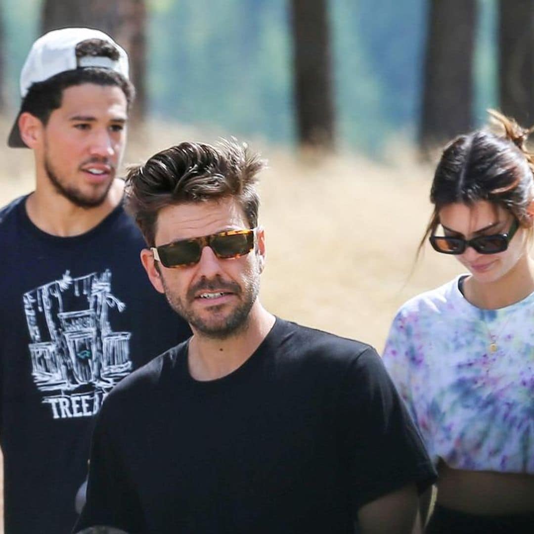 Kendall Jenner and Devin Booker enjoyed the outdoors with Justin and Hailey Bieber at an Idaho lake house