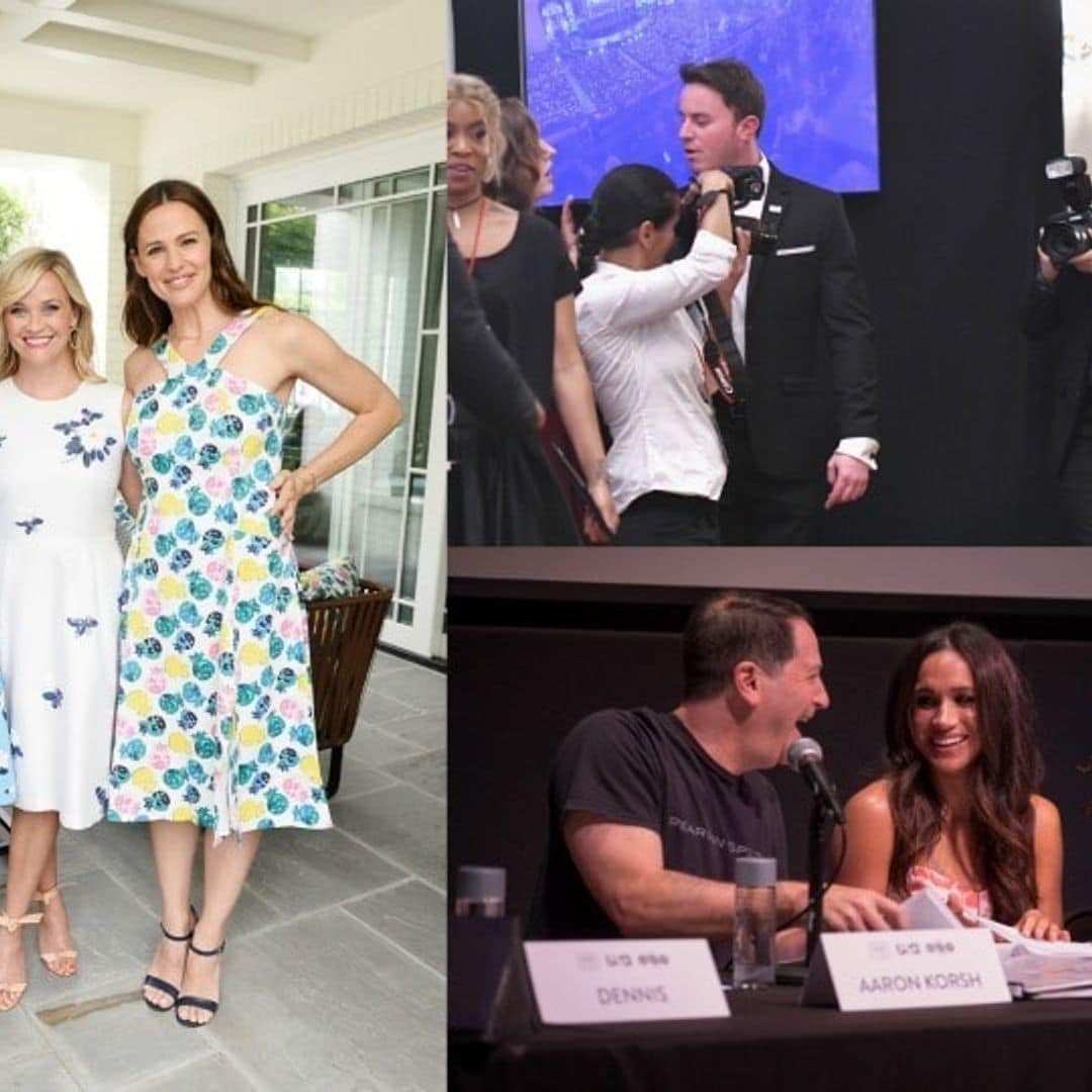 Celebrity week in photos: Meghan Markle joins 'Suits' cast in Austin, Chrissy Teigen takes over at the Tonys and more