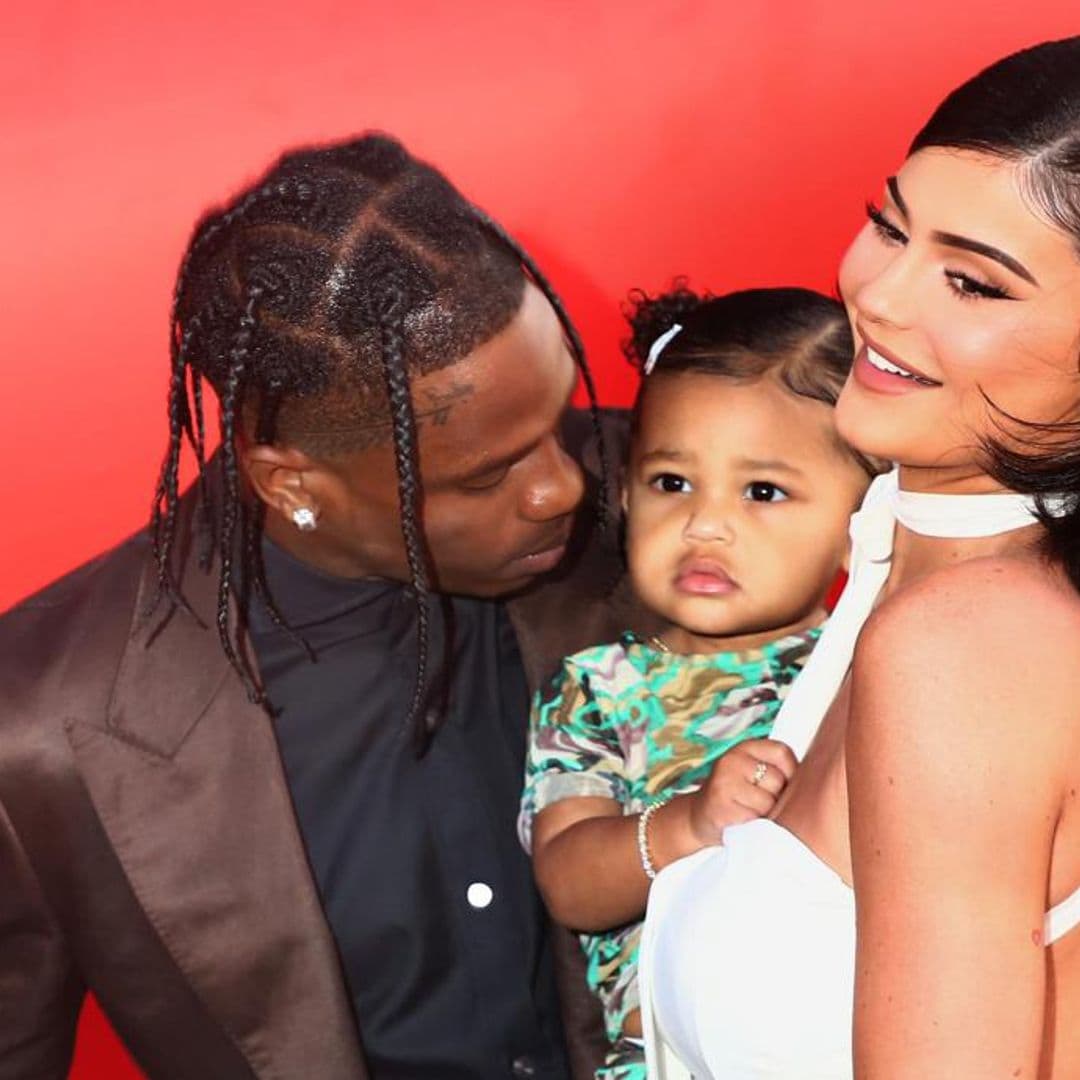 Kylie Jenner and Travis Scott’s daughter Stormi rocks her daddy’s hairstyle