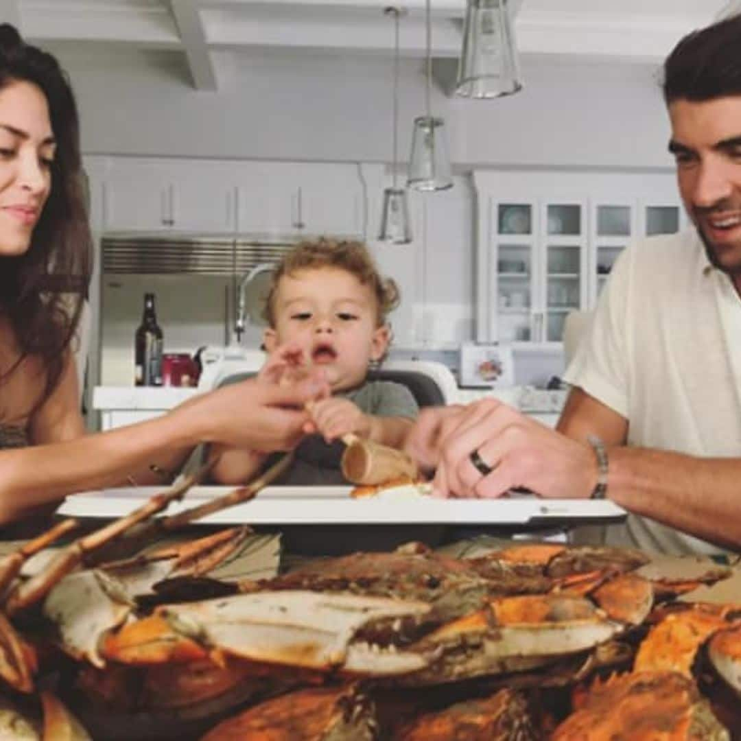 Michael Phelps and Nicole's son Boomer's most adorable moments