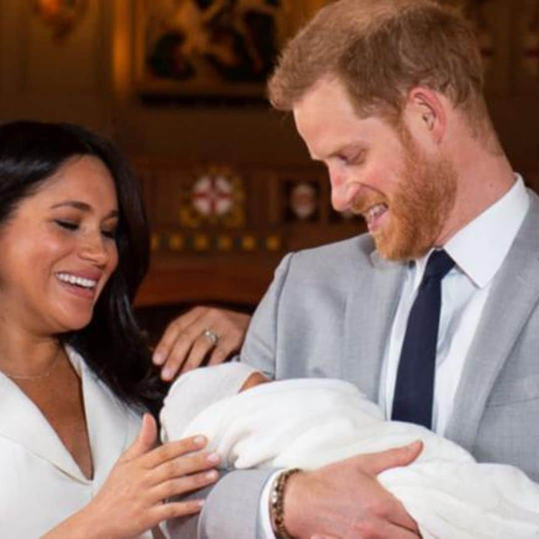 Prince Harry cuddles baby Archie while celebrating first Father's Day in adorable new photo