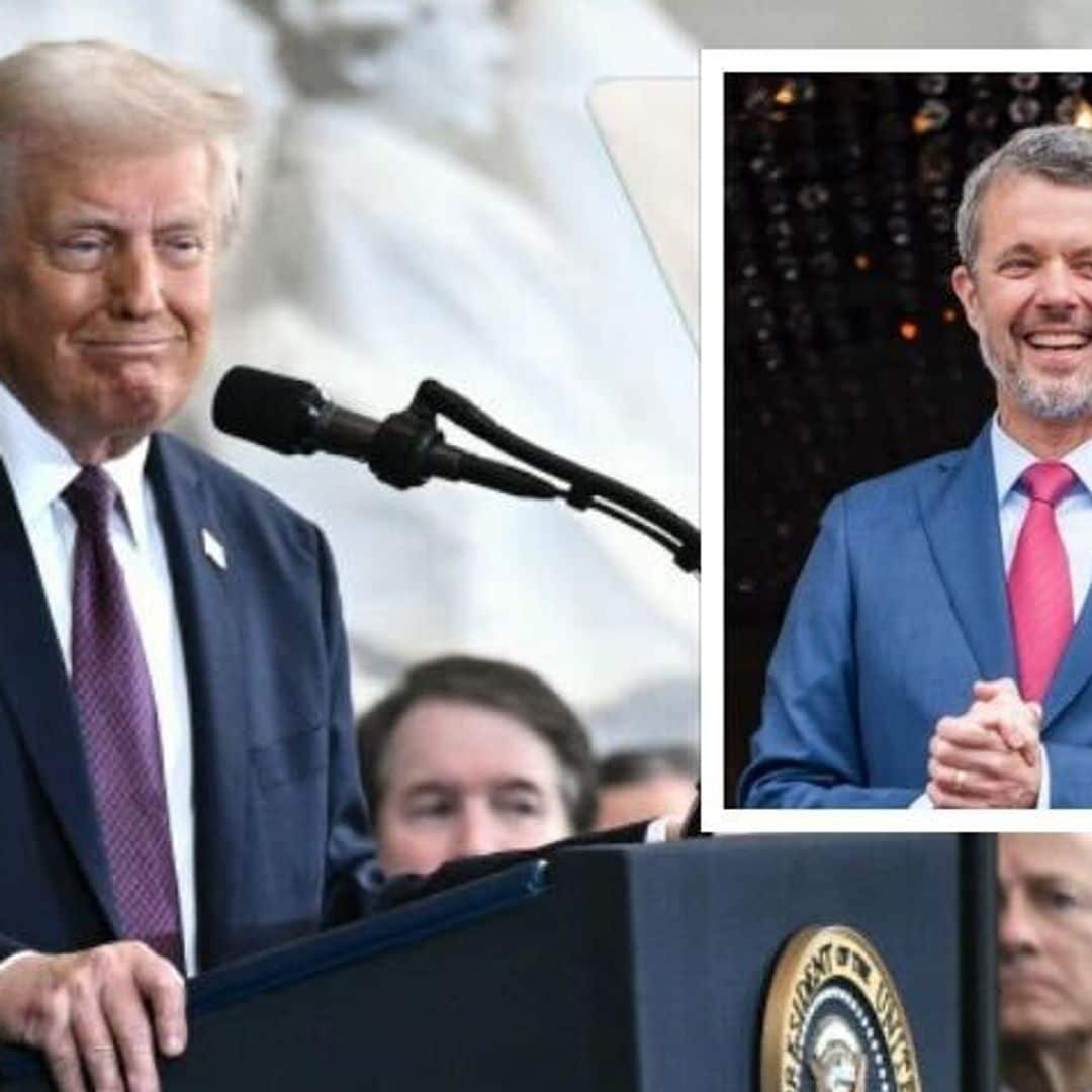 President Donald Trump receives congratulations from the King of Denmark