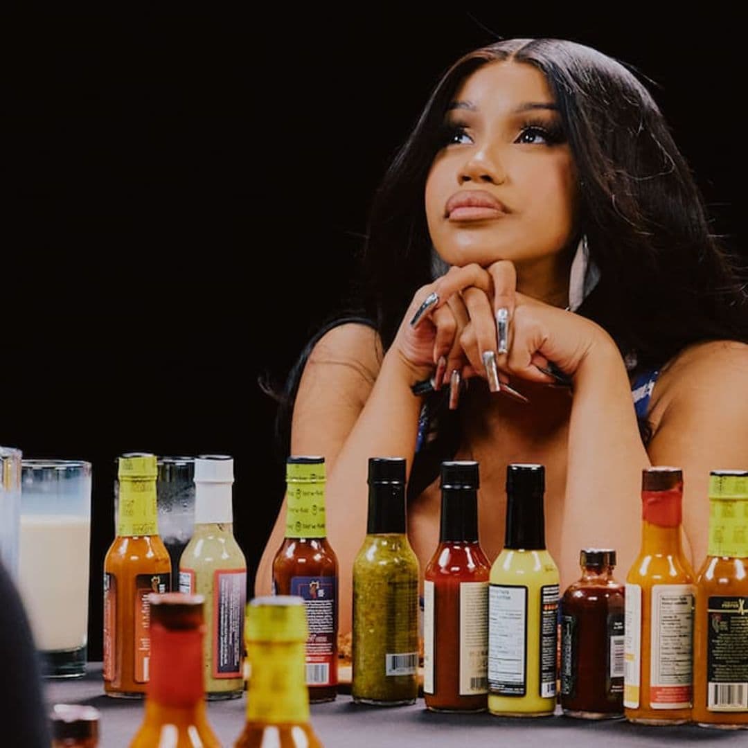 Cardi B cries while eating spicy wings on the latest episode of ‘Hot Ones’