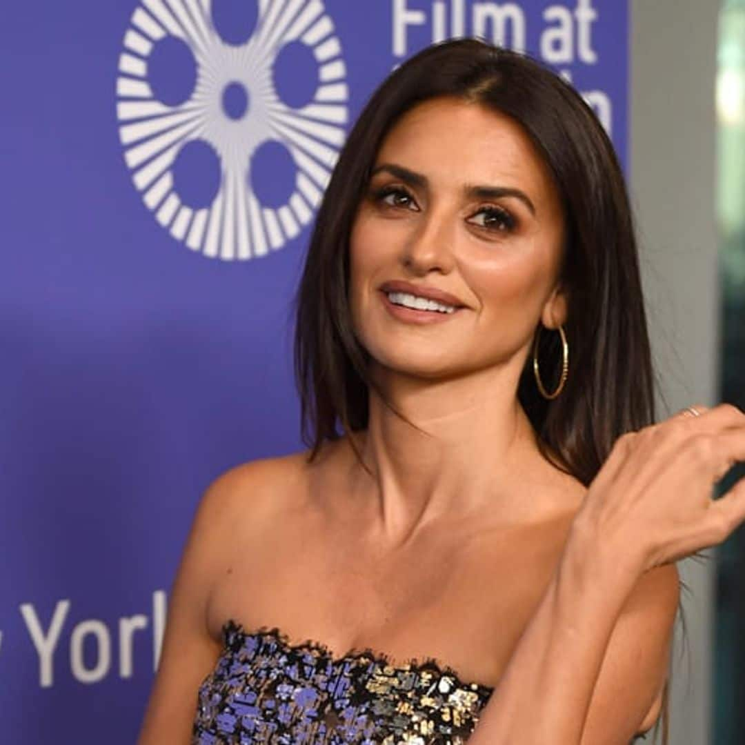 Penélope Cruz shimmers in silver at NY Film Festival