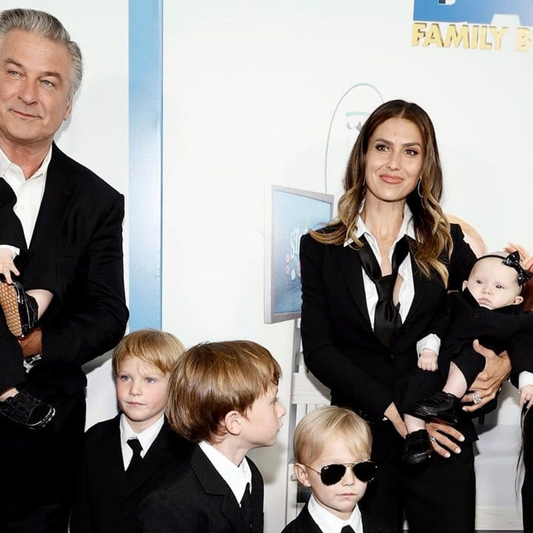 Alec and Hilaria Baldwin’s children are boss babies! The whole family dressed up for the film premiere