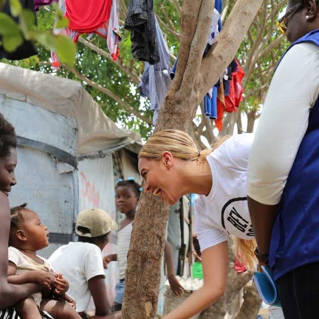 Beyoncé shares touching pictures from humanitarian trip to Haiti