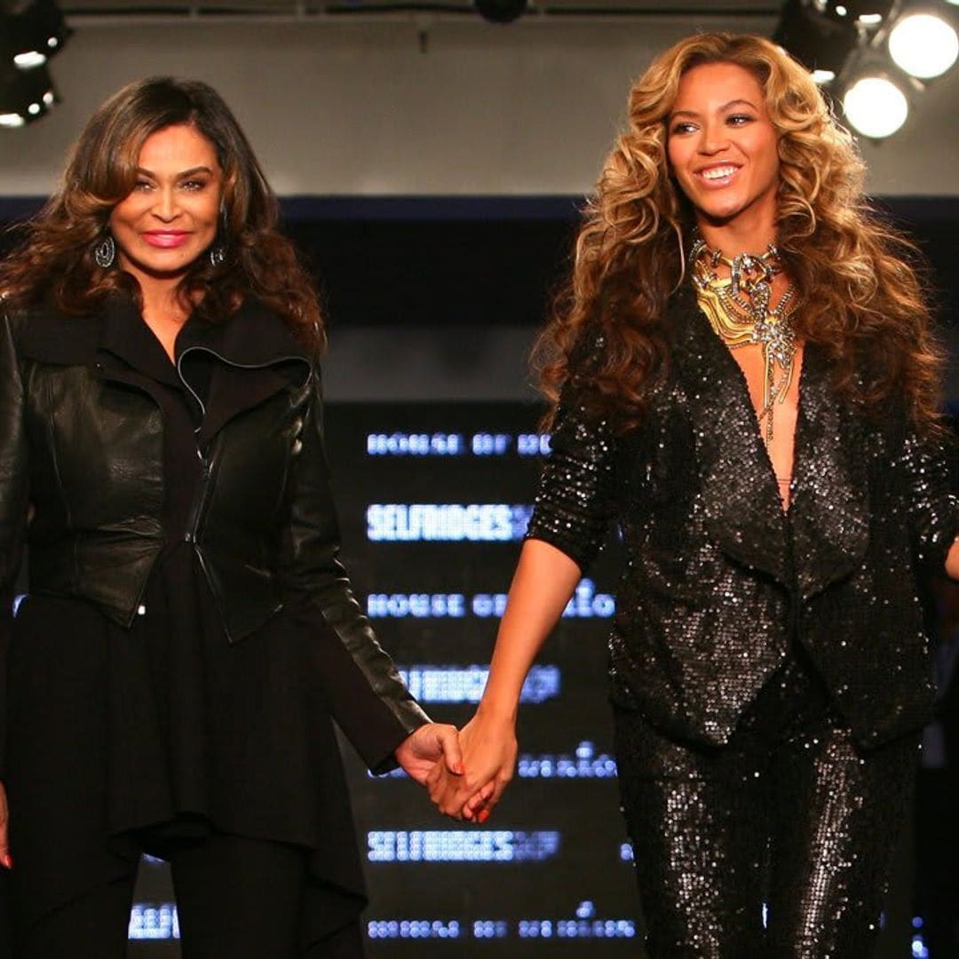 Beyoncé’s mom Tina Knowles sweetly calls out an error in her GRAMMYs speech