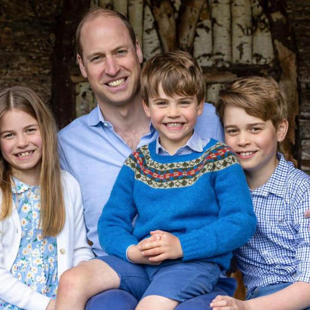 Prince William stars in sweet new photos with his 3 kids