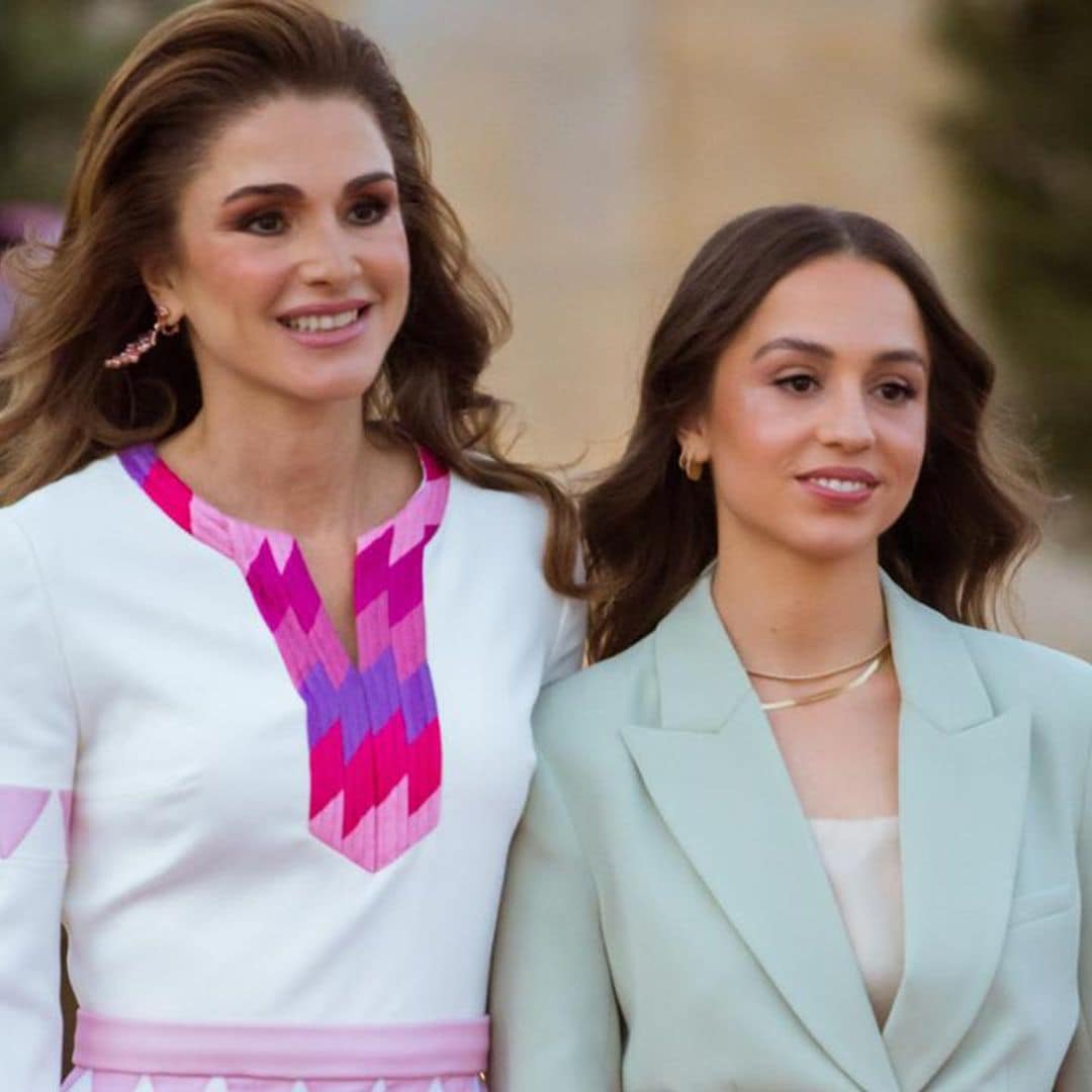 Mother of the bride Queen Rania puts final touches on daughter’s outfit: See the sweet moment