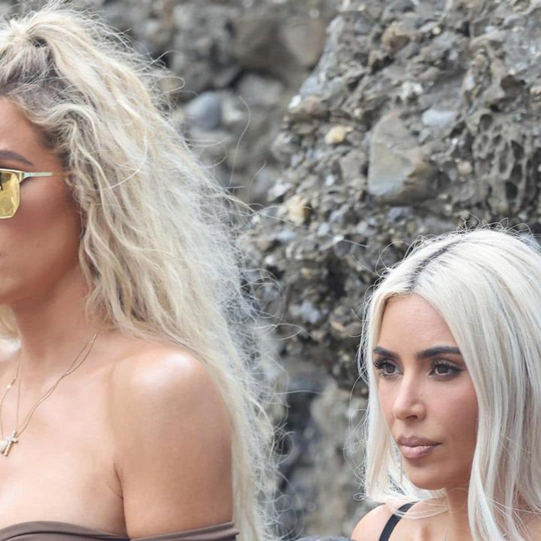 Kylie Jenner photographs Khloé and Kim Kardashian taking Cabo