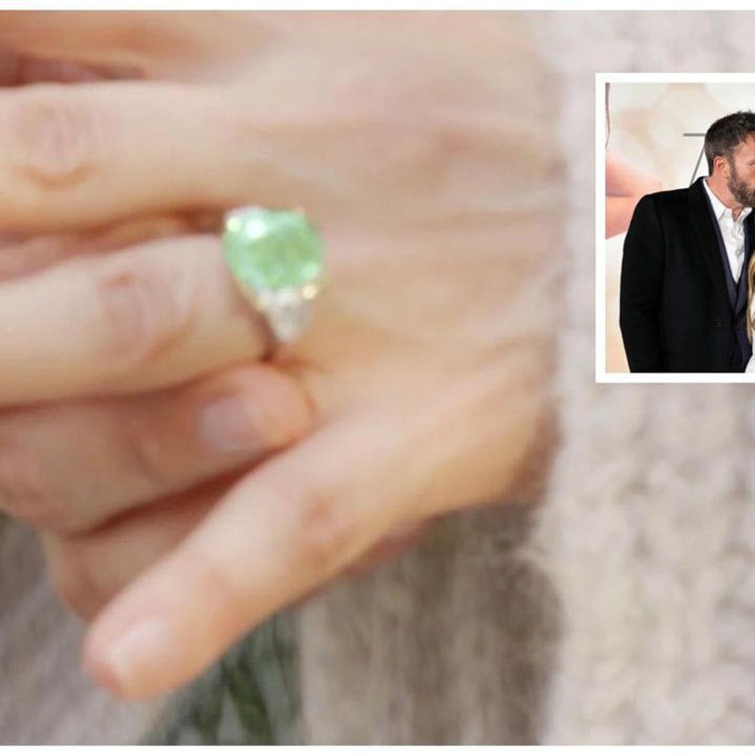 Details about Jennifer Lopez’s ‘extremely rare’ green diamond engagement ring