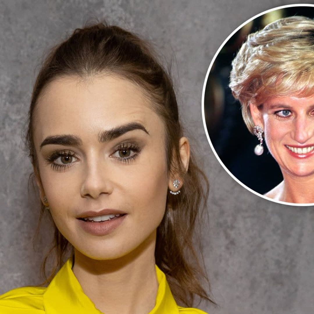 Emily in Paris’ Lily Collins reveals she ‘tried to pull’ flowers back from Princess Diana as a child