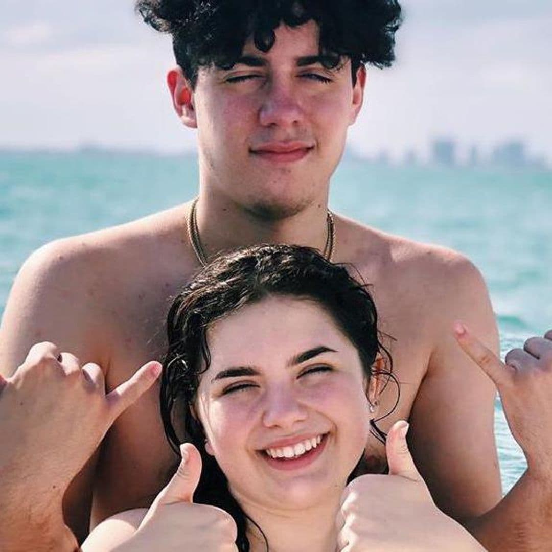 Marc Anthony’s son Cristian reveals girlfriend’s nickname as they mark 1 year together