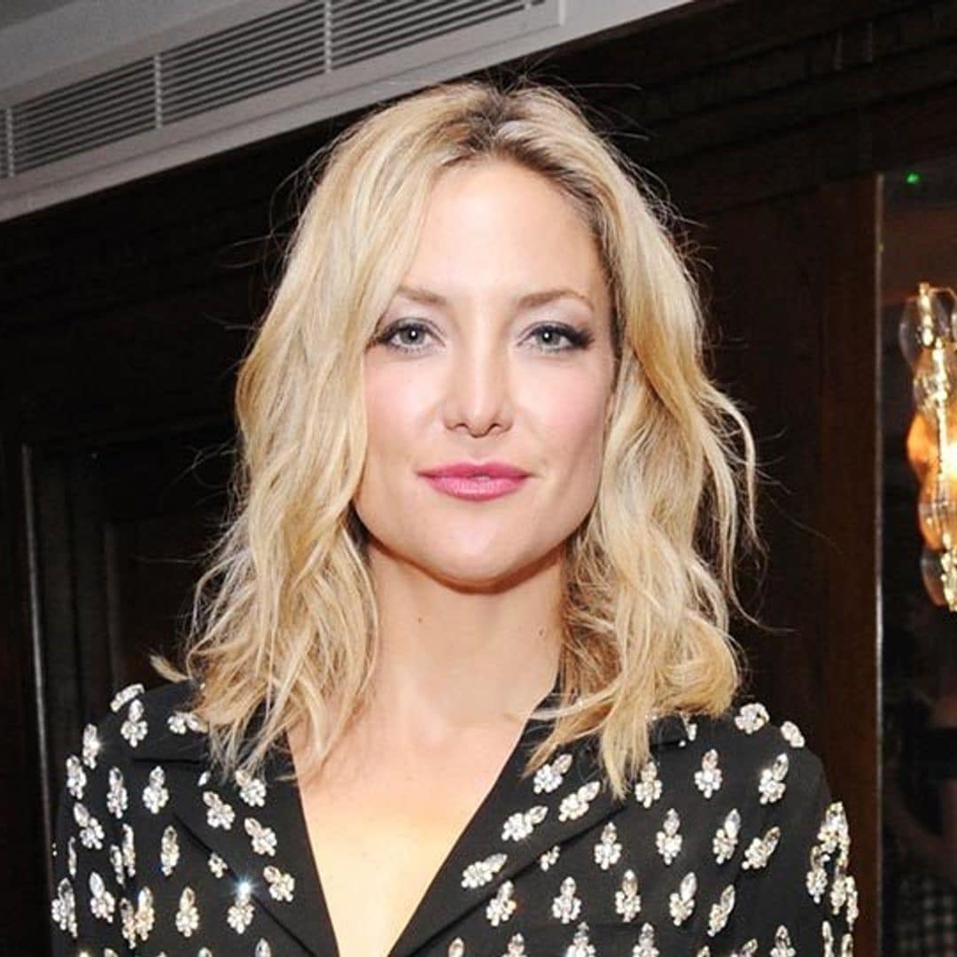 Kate Hudson allowed her son Bingham to do her makeup and the results could start a new trend