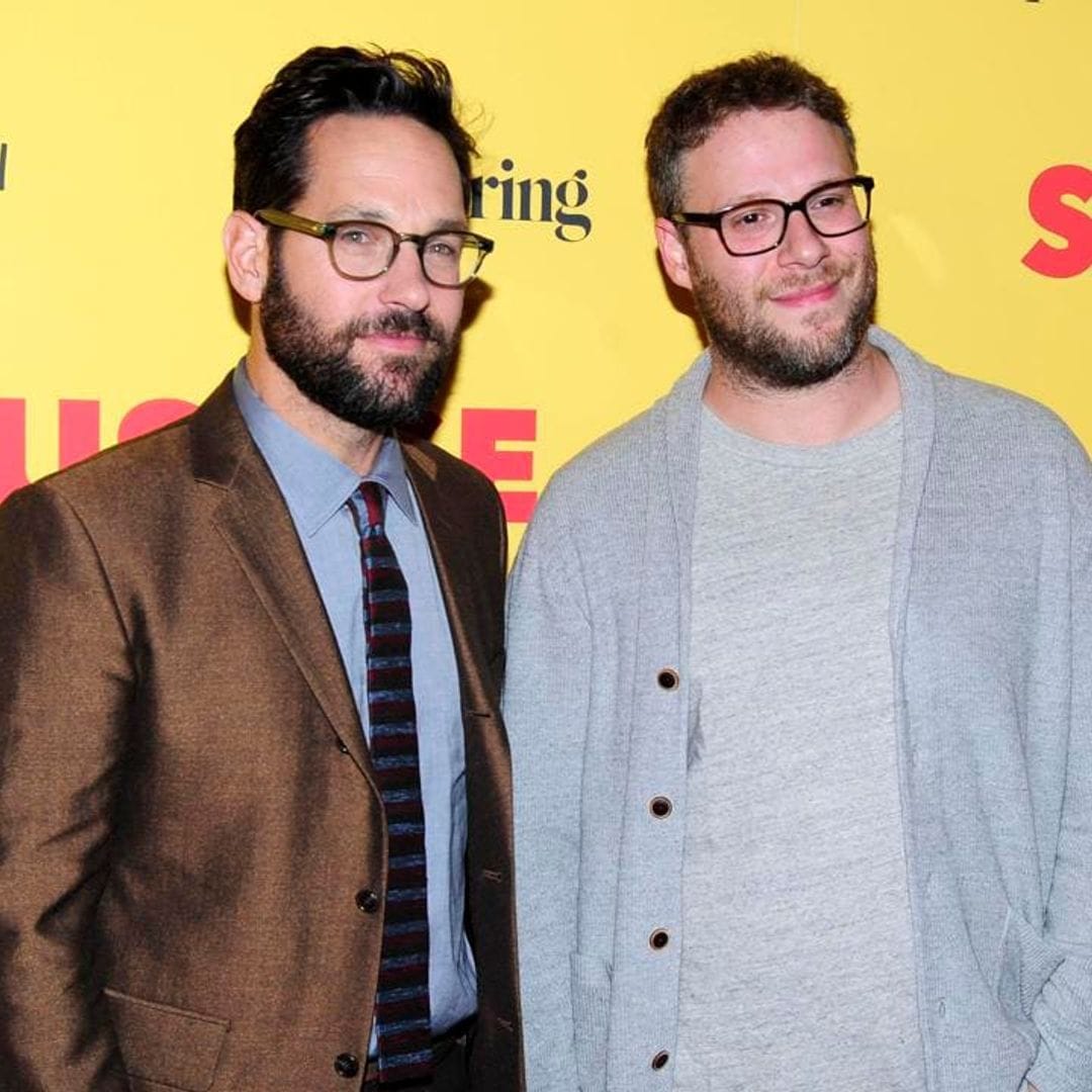 Seth Rogen and Paul Rudd remember their favorite “golden” moments in Lay’s Super Bowl commercial