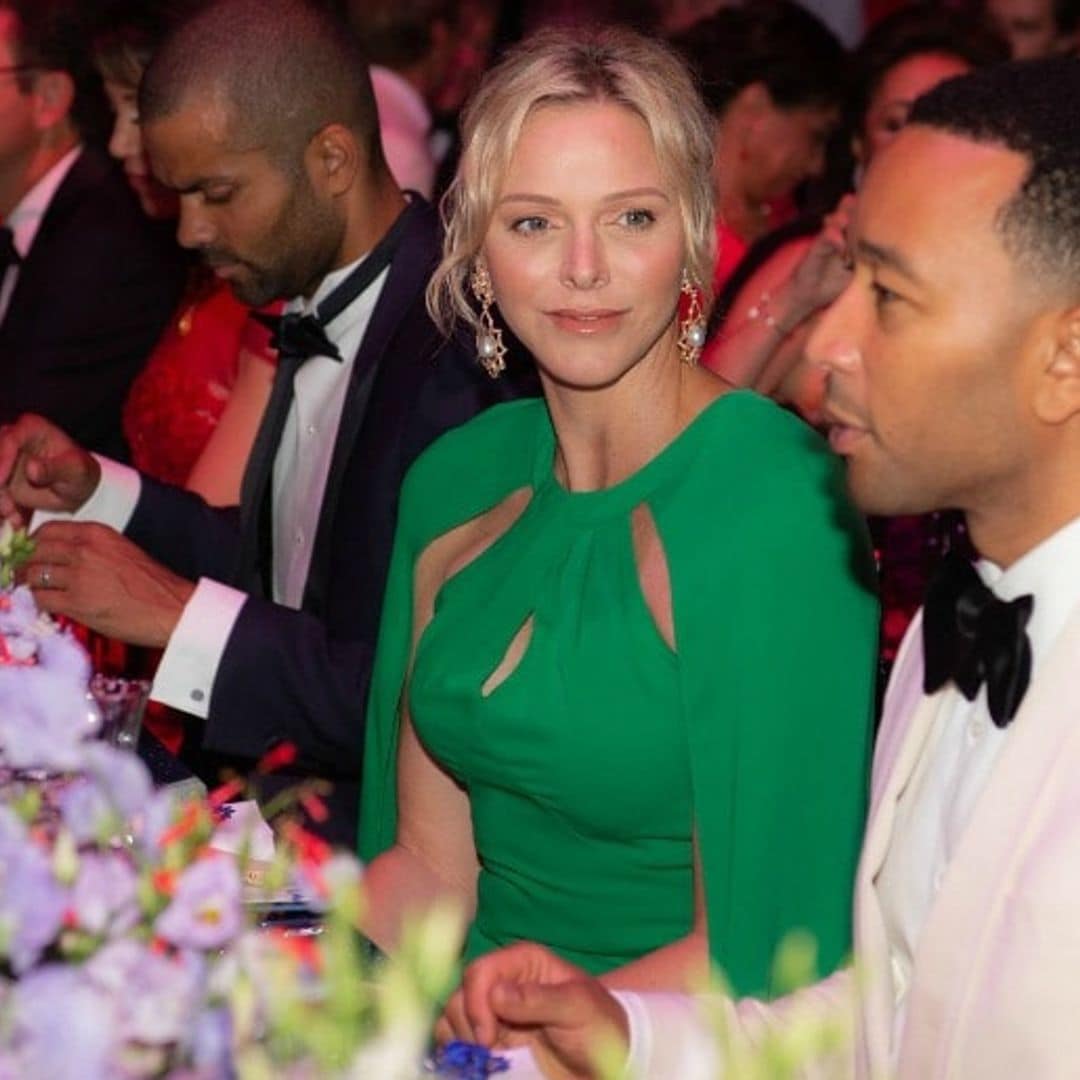 Princess Charlene brings Meghan Markle realness to the club with John Legend after epic gala!