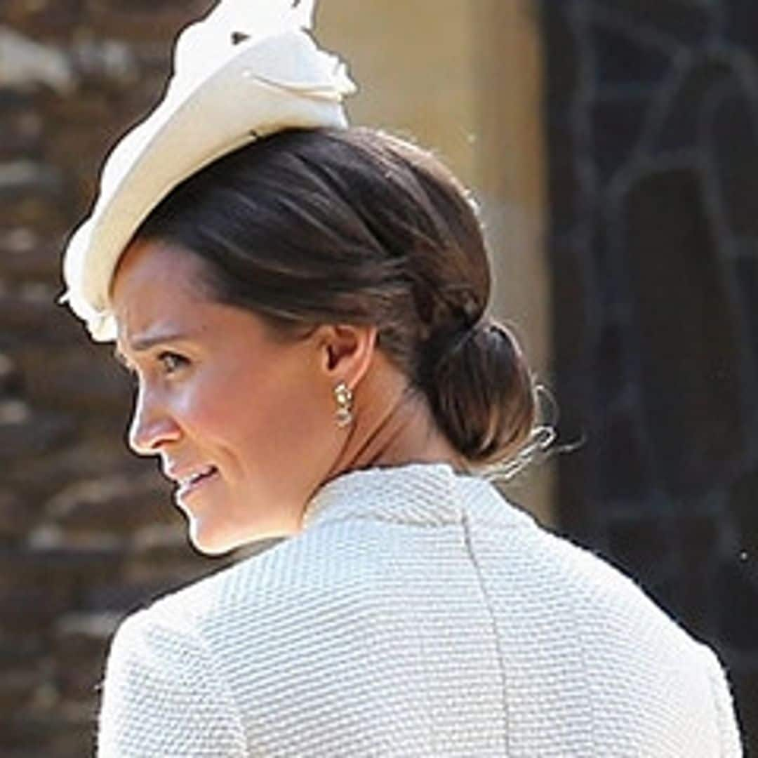 Pippa Middleton matches Kate at Princess Charlotte's christening