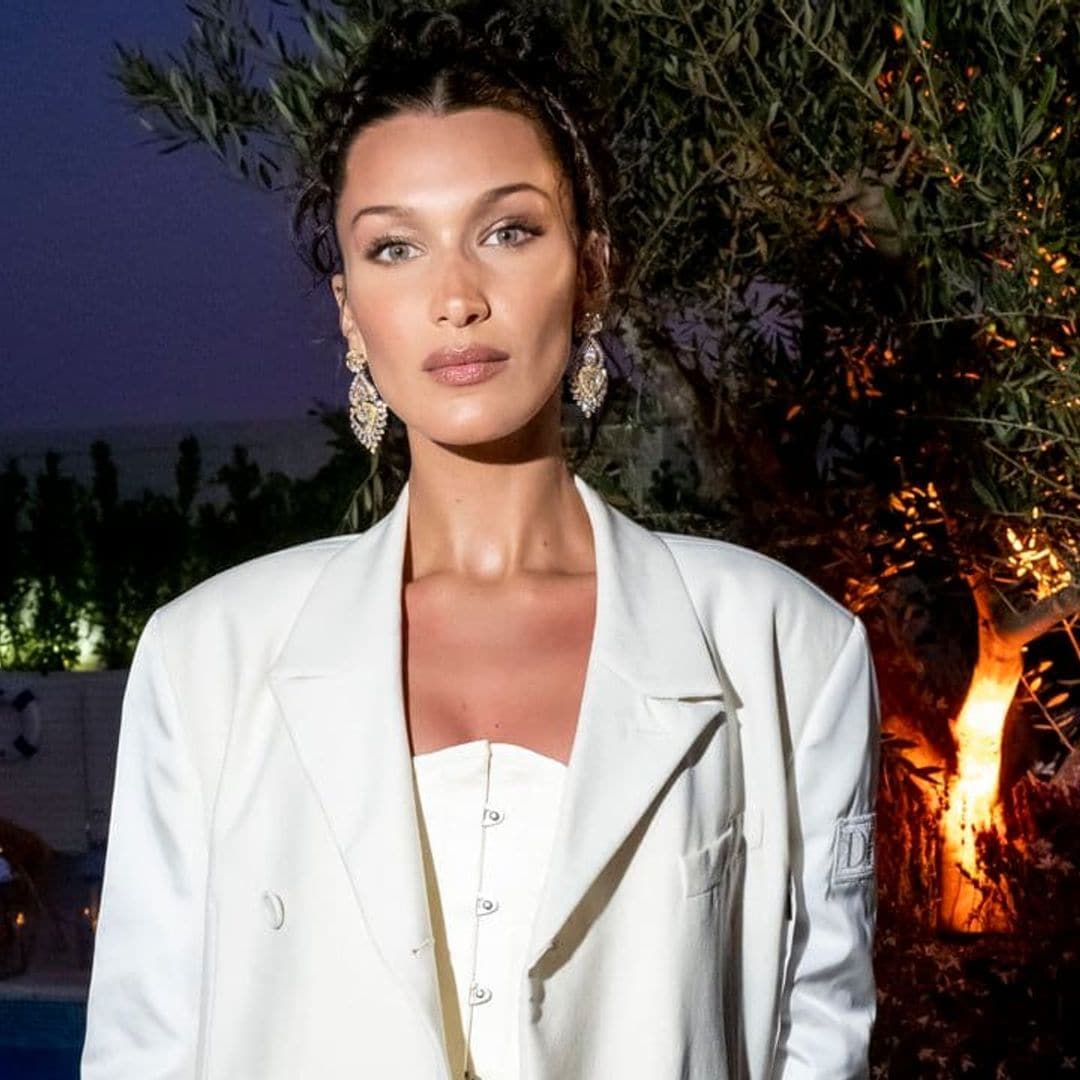 Bella Hadid kisses Marc Kalman in throwback photo