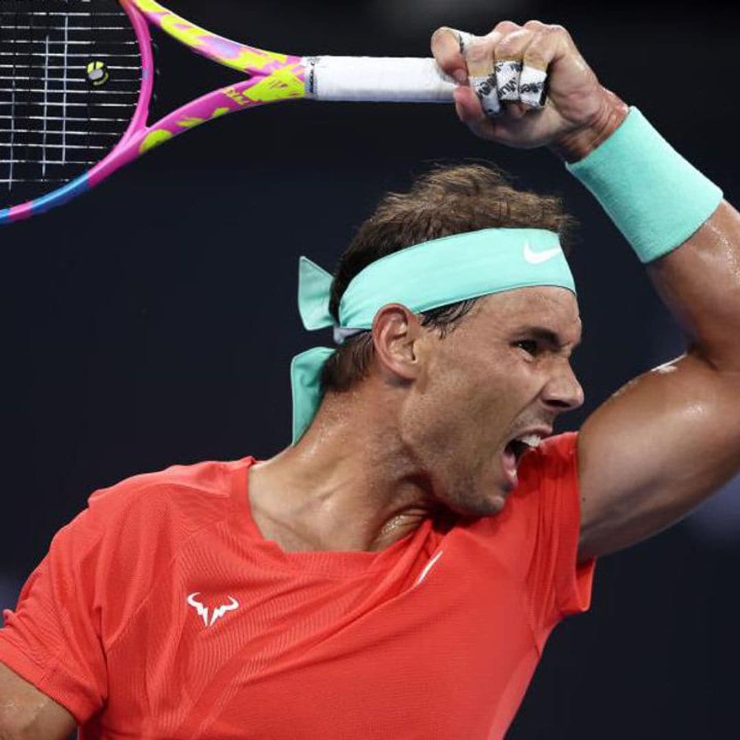 Rafa Nadal shows off impressive lung capacity as he recovers from tennis injury