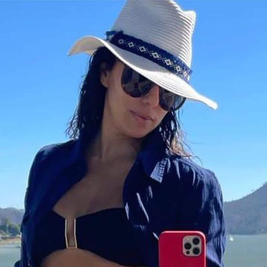 Eva Longoria shares stunning bikini pics from her rainy vacation