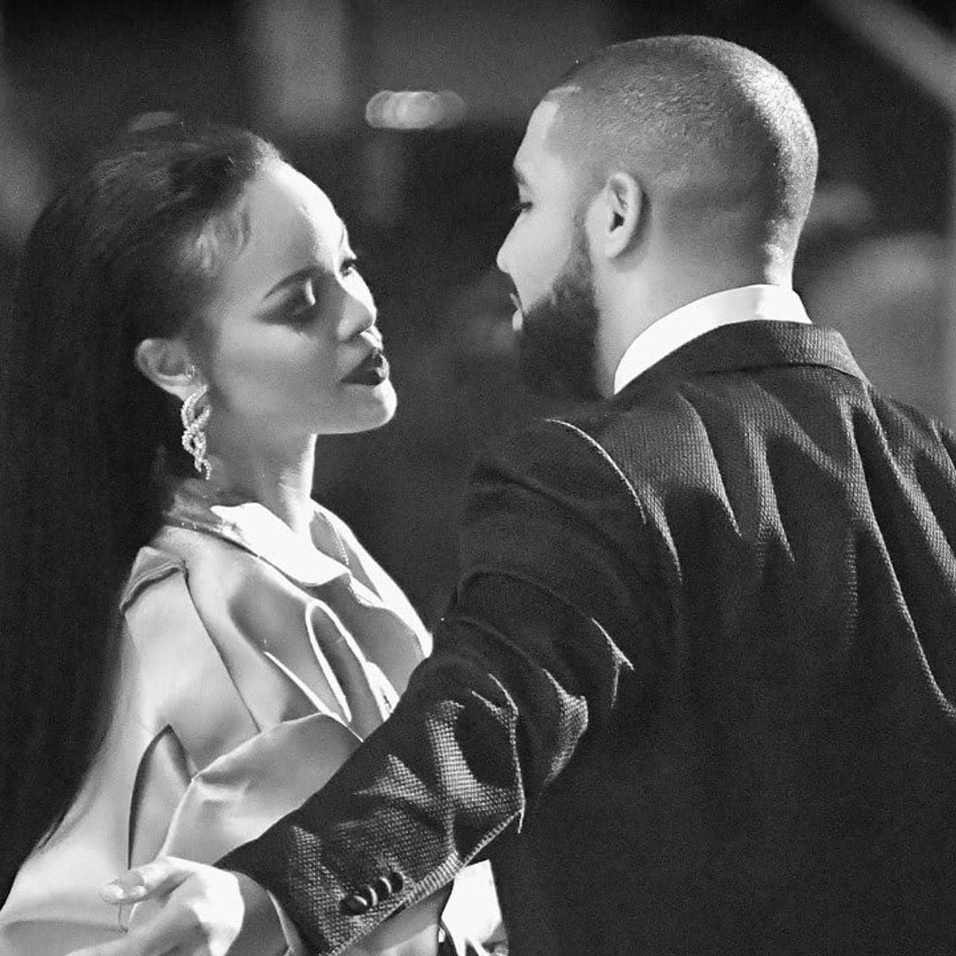 Rihanna covers a matching shark tattoo she got with Drake