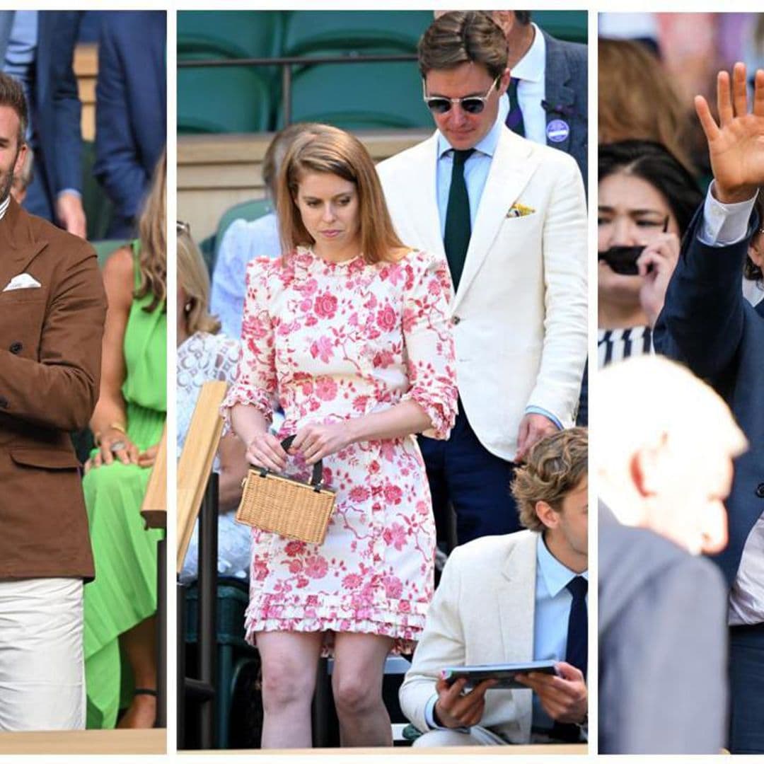 David Beckham, Tom Cruise, Princess Beatrice, & more at Wimbledon