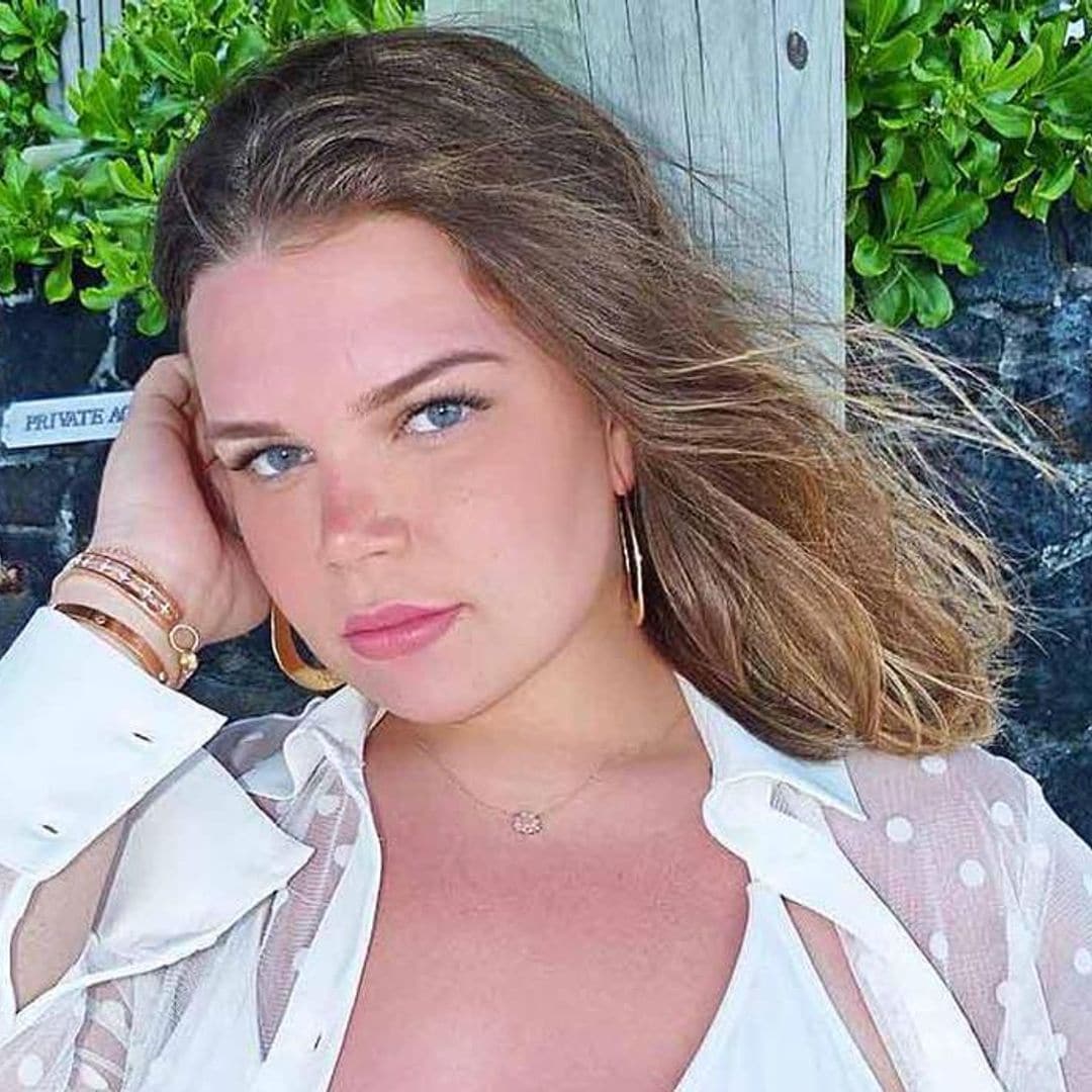 Camille Gottlieb, Stephanie of Monaco's youngest daughter, shows off new silhouette