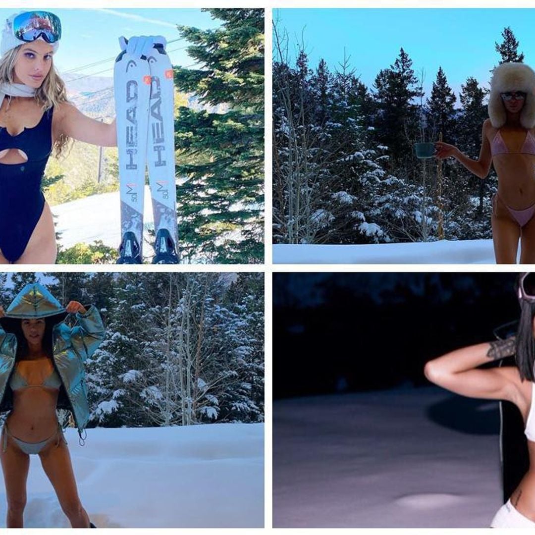 Let it snow: Lele Pons and more celebs that have worn bikinis in the freezing snow