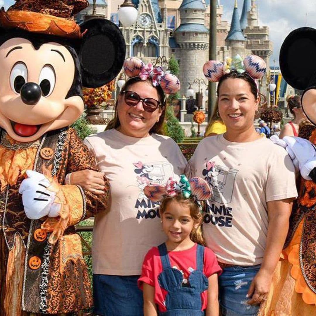 Adamari López y su hija Alaïa disfrutan de Walt Disney World