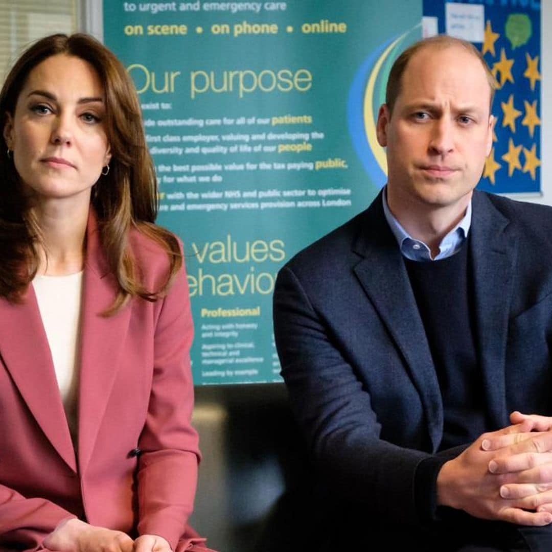 Prince William and Kate Middleton share rare look at their home offices