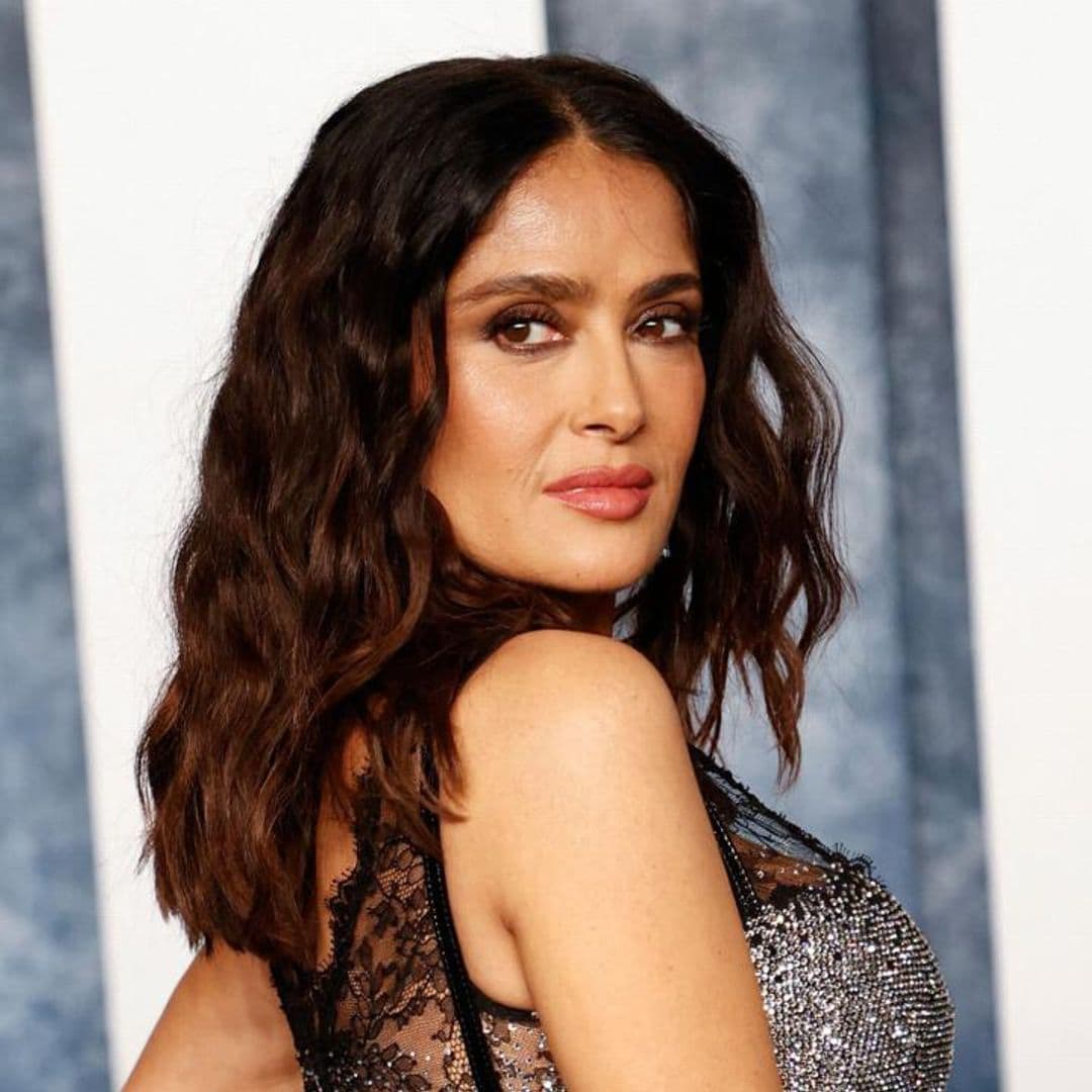 Salma Hayek reminisces about the moment her look became a representation of 90s fashion