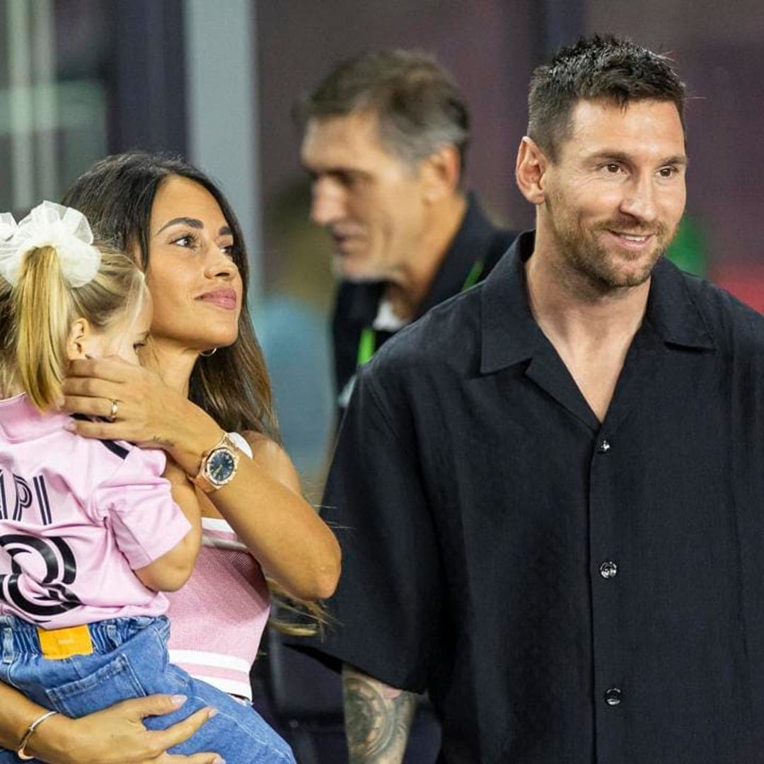 Who is the ‘mystery’ baby girl Lionel Messi and Antonela Roccuzzo brought to the US Open Cup Final