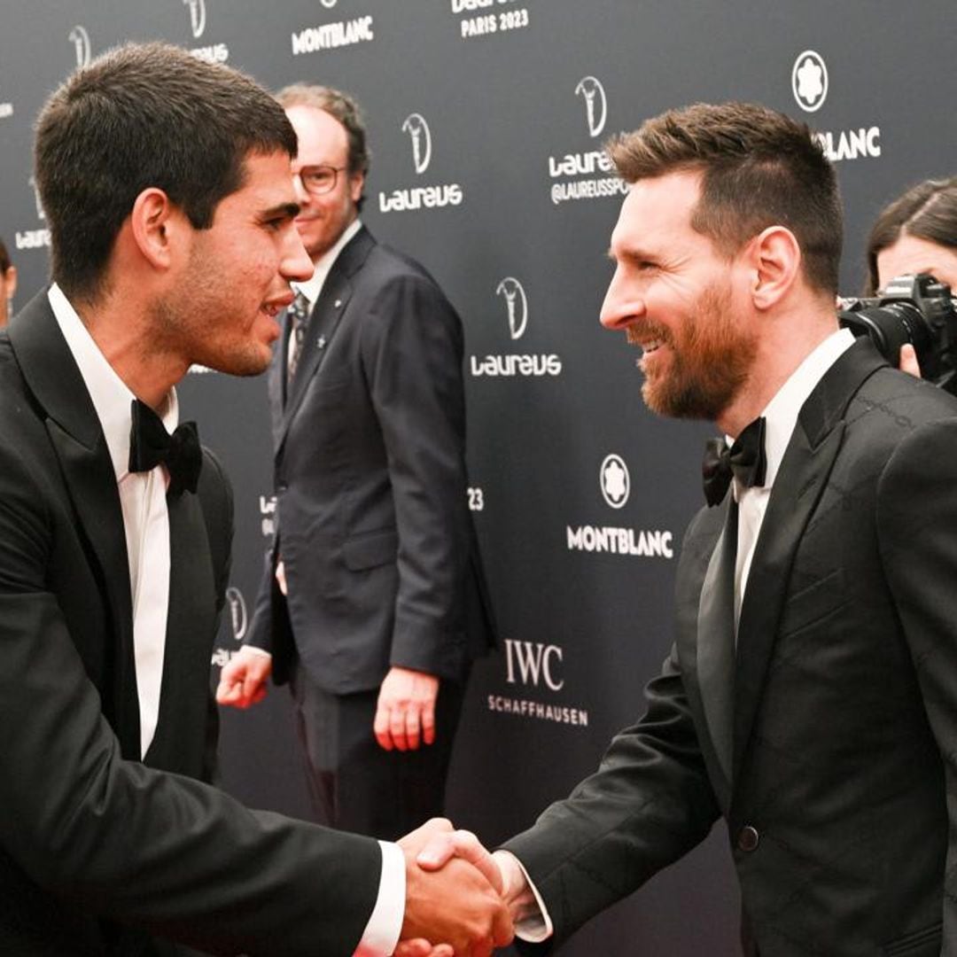 Lionel Messi’s fans believe he passed his winning streak to Carlos Alcaraz through a handshake