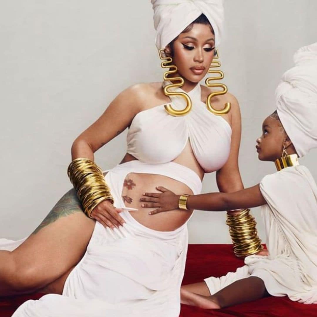 Cardi B shares daughter Kulture’s hilarious reaction to welcoming a baby brother