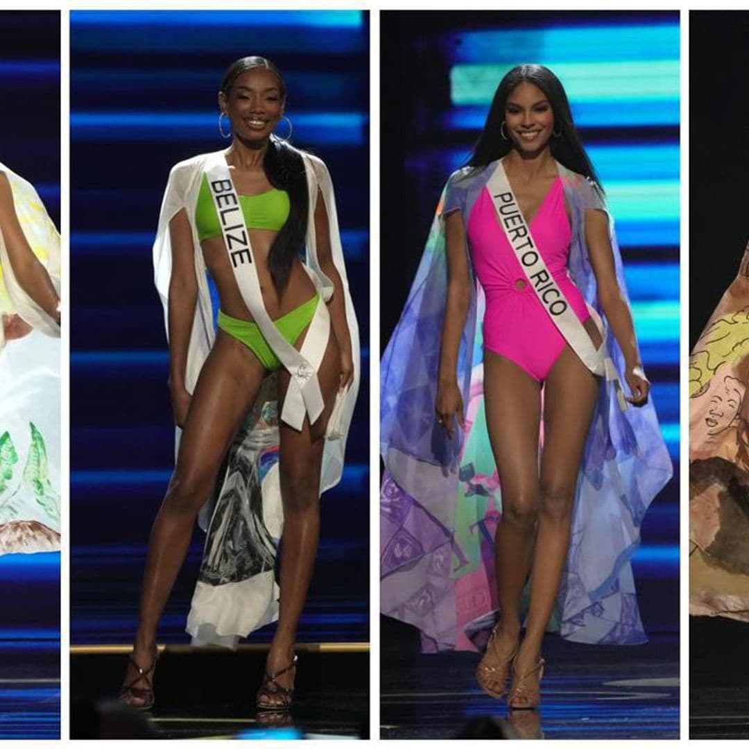 See all the Latinas during the swimsuit competition at the 2023 Miss Universe