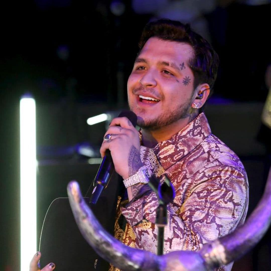 Christian Nodal reveals the possible reason why he has face tattoos