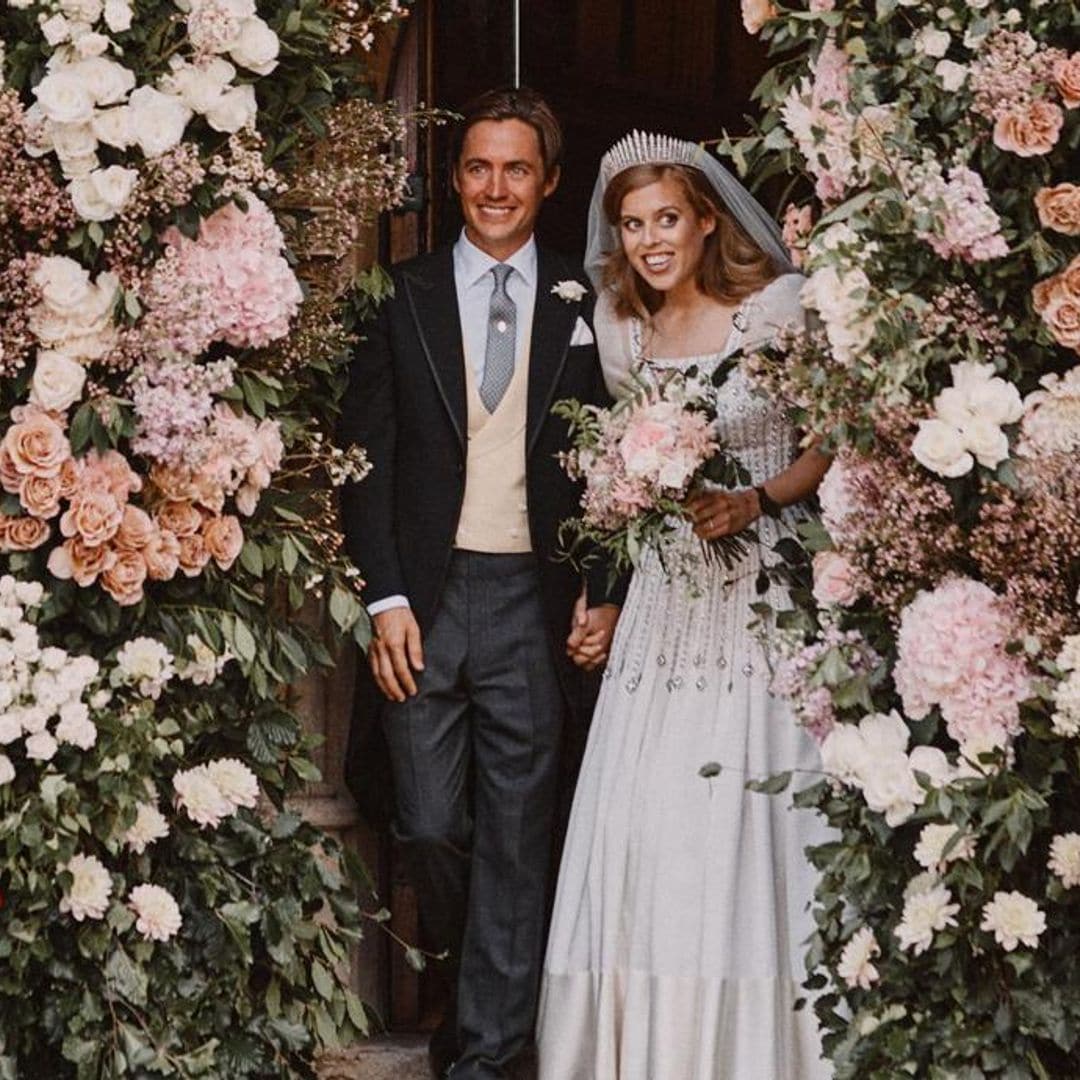 Princess Beatrice visits her special wedding display at Windsor Castle