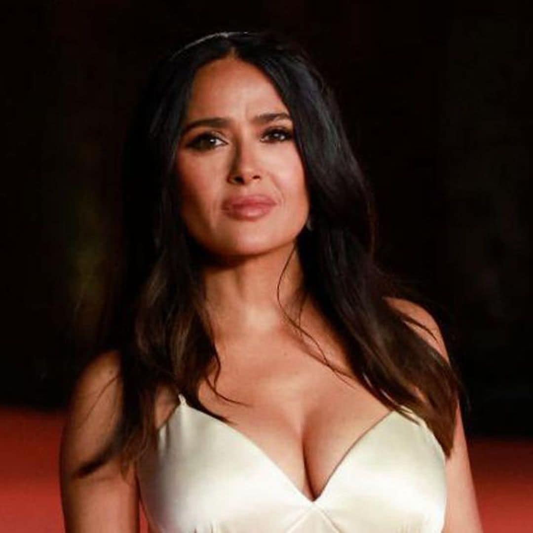 Salma Hayek shares amazing throwback with short hair from the ‘80s