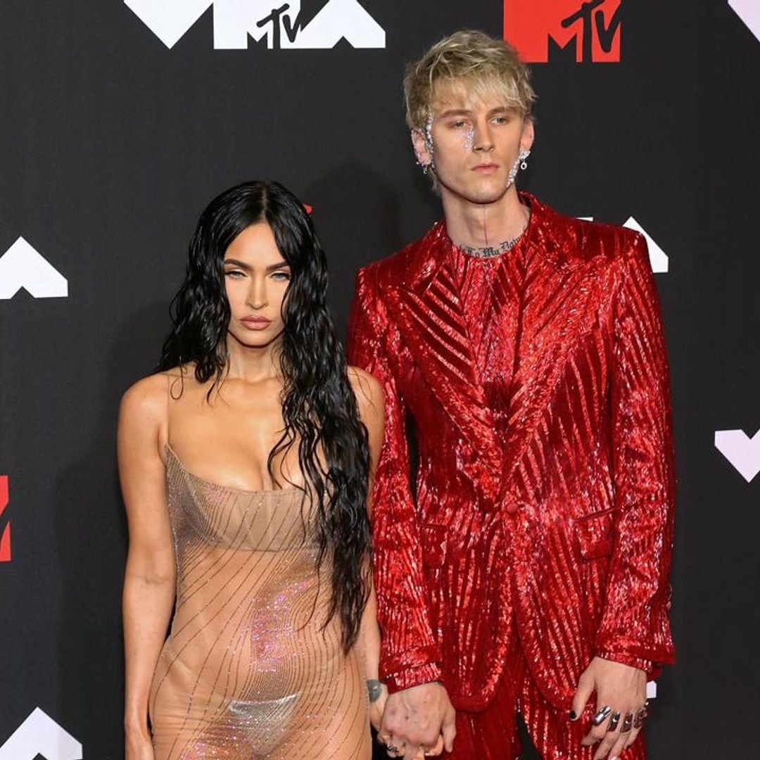 Megan Fox and MGK recreate epic bathroom photo with James Corden’s parents