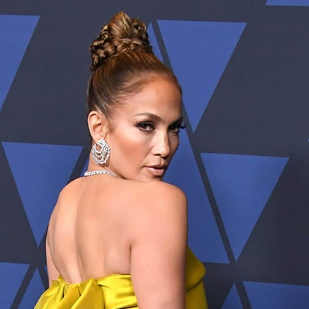 Jennifer Lopez steals the show with dramatic golden dress at the Governors Awards