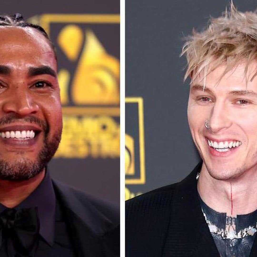 Premio Lo Nuestro’s unlikely duo Don Omar and Machine Gun Kelly hit the stage