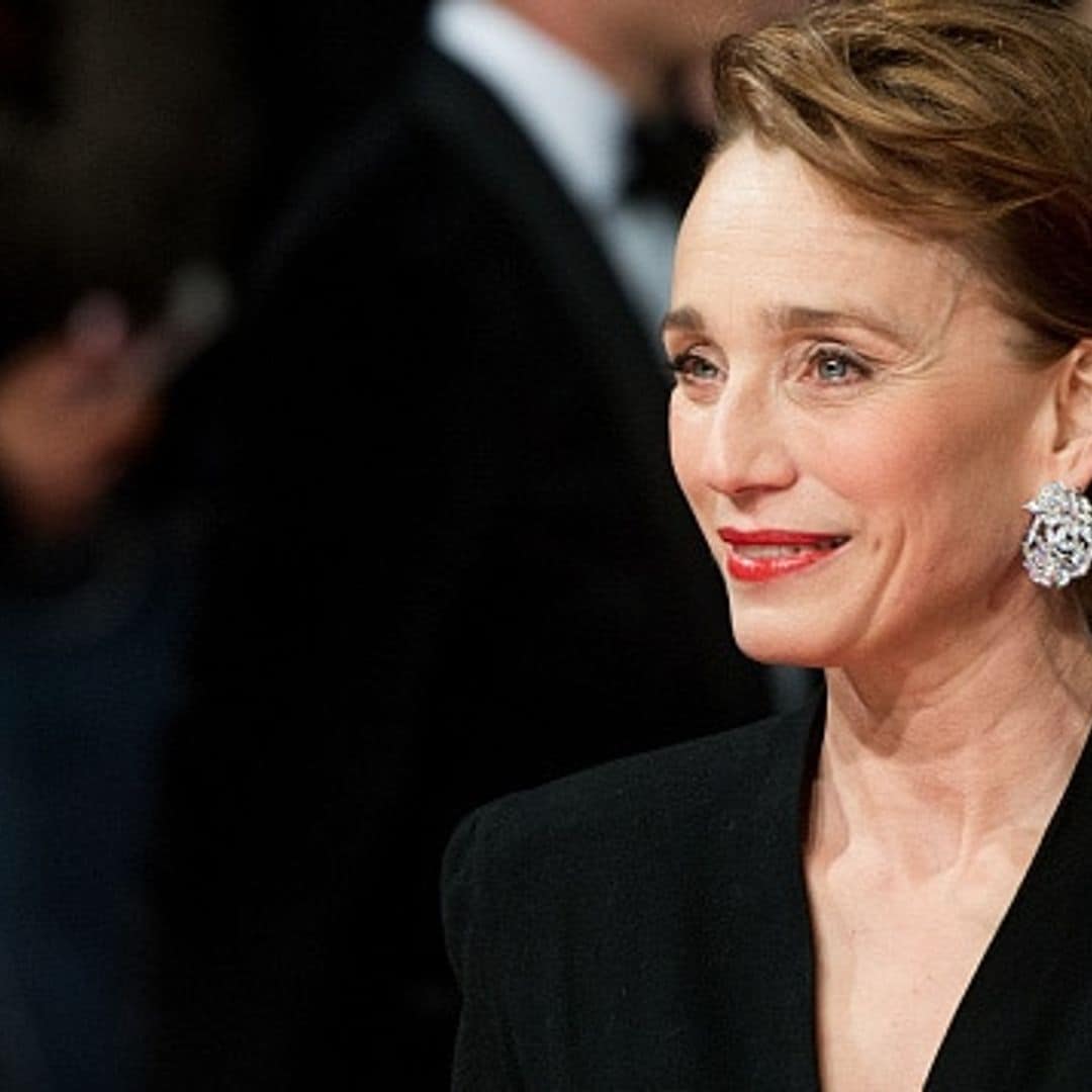 Kristin Scott Thomas receives her damehood from Queen Elizabeth