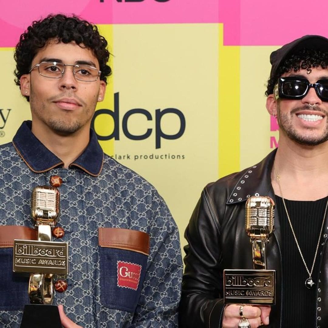 Bad Bunny was captured showing love to his younger brother Bysael Martínez Ocasio