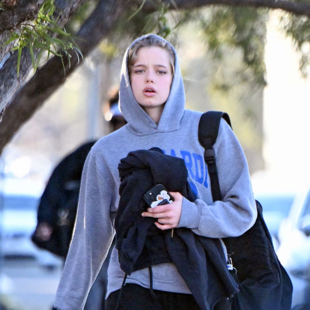 Shiloh Jolie keeps it cool in 'Scarface' hoodie while trying to stay away from the spotlight