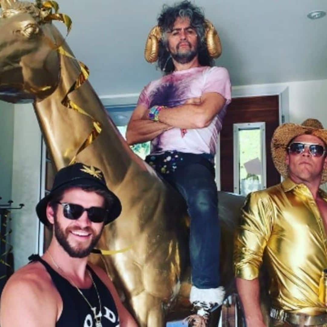 Miley Cyrus and Liam Hemsworth are a golden couple at family birthday bash