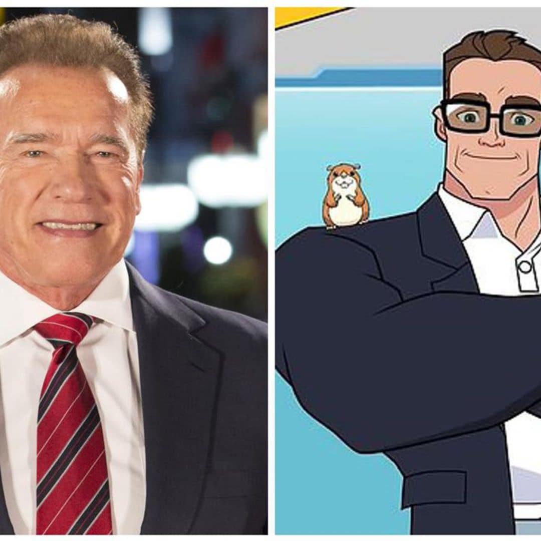 Arnold Schwarzenegger reacts after his animated series ‘Stan Lee’s Superhero Kindergarten’ hits over 40 million views