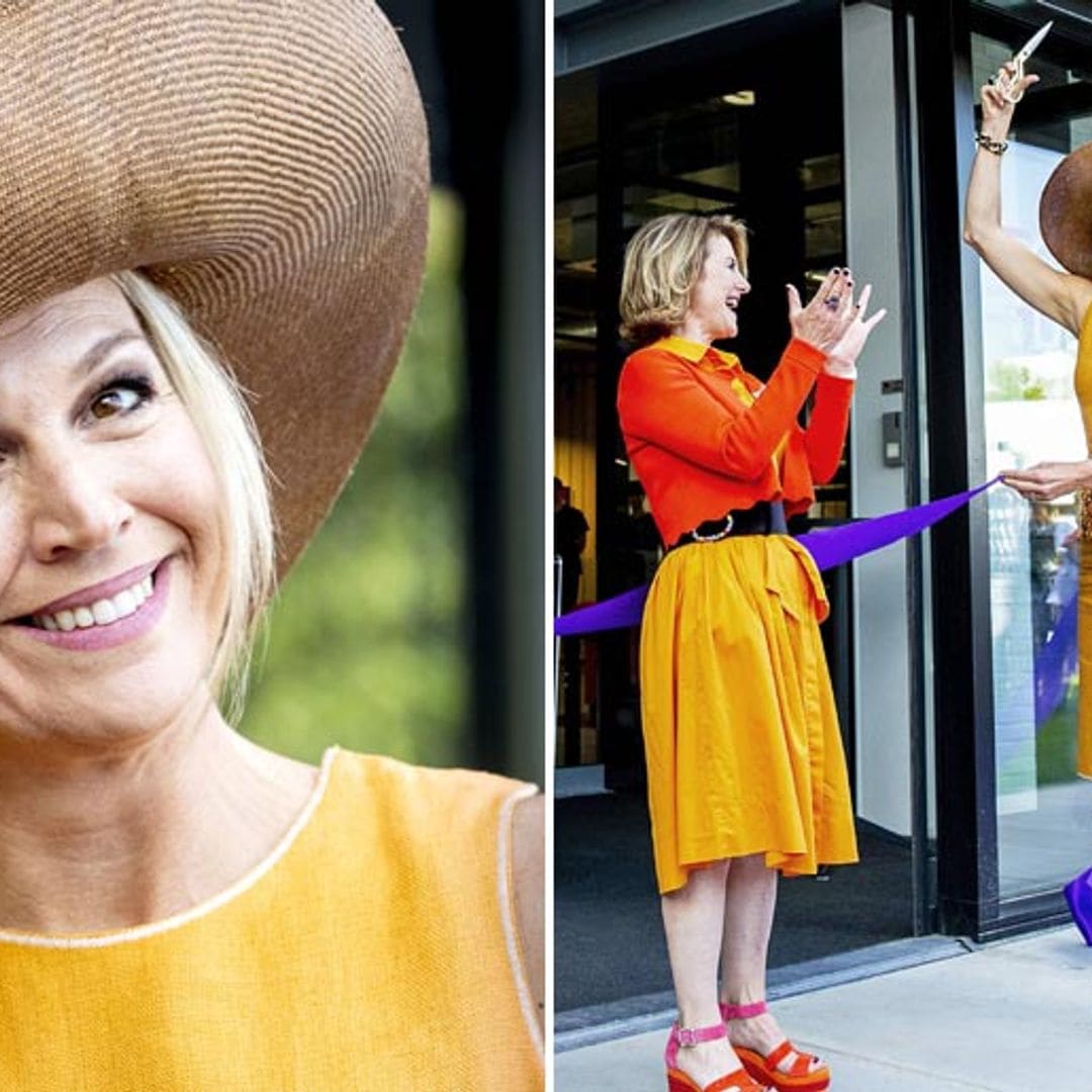 Queen Maxima recycles dress 13 years later - and she's hardly changed a bit!