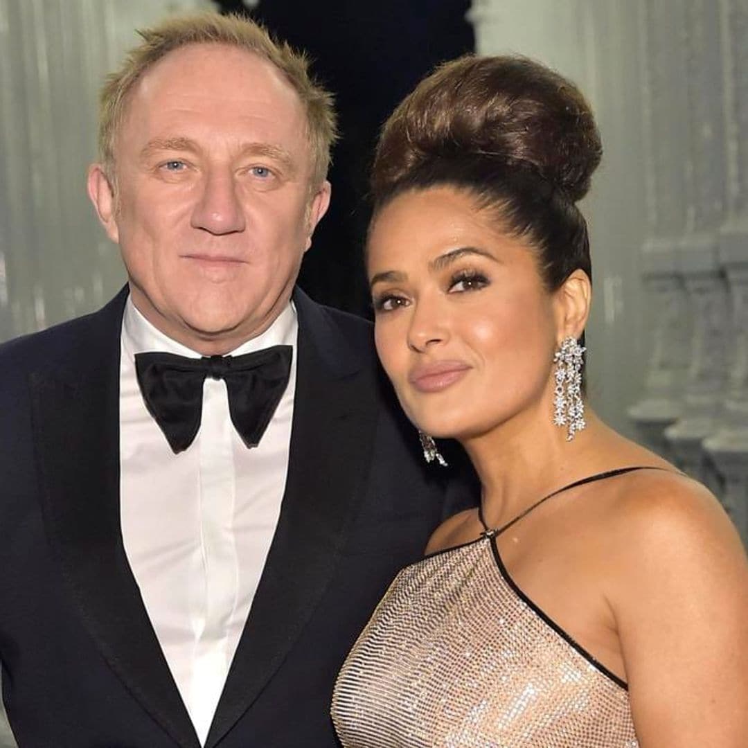 Salma Hayek shares never before seen photo from vow renewal ceremony