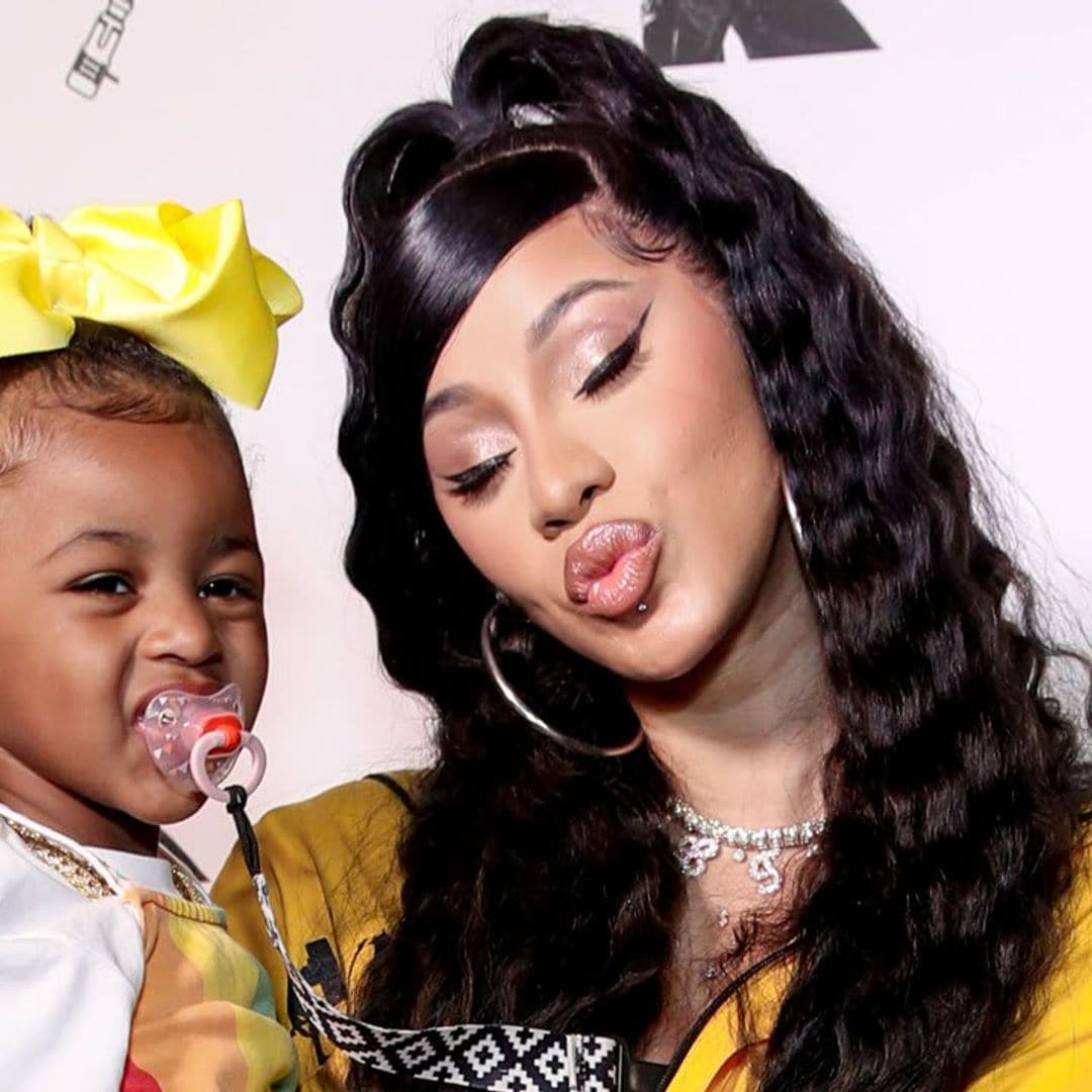 Cardi B’s 2-year-old daughter Kulture shows off her $5,000 Chanel purse